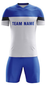 100% nouvel uniforme de football en Polyester pour adultes vêtements de sport à séchage rapide avec des panneaux au toucher doux ensemble confortable maillot de football - Product Image 2