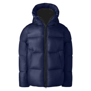Vestes pour hommes Derniers modèles Veste respirante élégante à capuche résistante à l'eau style hiver OEM - Product Image 1