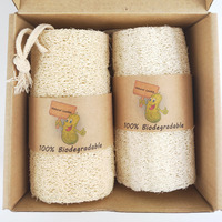 Éponge exfoliante pour le corps en forme naturelle, biodégradable, écologique, personnalisable, emballage bio, marque Lvjie