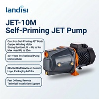 Pompe surpresseur multi-étages électrique auto-amorçante haute pression JET-10M 1,5 CV avec moteur monophasé pour maisons familiales, eau propre PP