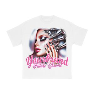 เสื้อยืดผ้าฝ้าย100% พิมพ์ลายกราฟิกขนาดใหญ่สำหรับผู้ชายเสื้อยืดผ้าฝ้ายพิมพ์ลายเต็มจอ2025ผลิตตามสั่ง - Product Image 4