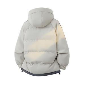 Veste d'hiver pour homme à capuche en coton rembourré décontractée pour l'extérieur avec logo personnalisé OEM - Product Image 5