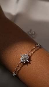 Pulsera de tenis de oro amarillo de 14 quilates con diamantes redondos cultivados en laboratorio, claridad DEF VVS VS, joyería para mujer, 10 gramos, proveedor OEM, directo de fábrica - Product Image 4