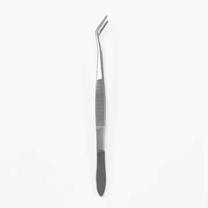 Pinzas de 16cm con punta en ángulo para la Universidad Dental, fuente de alimentación Manual, fórceps quirúrgicos Meriam, instrumentos quirúrgicos dentales Premium - Product Image 1