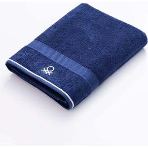 Be-2293-Nvy Serviette 100% coton bleu marine 90x150 cm - BLEU MARINE - Product Image 2