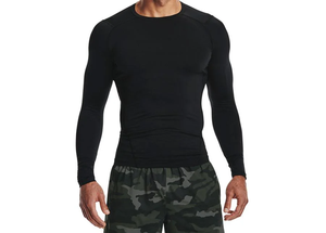 เสื้อแรชการ์ดแขนยาวสำหรับผู้ชาย ป้องกันรังสียูวี แห้งเร็ว สวมใส่สบาย ป้องกันแสงแดด เหมาะสำหรับดำน้ำ เล่นเซิร์ฟ พายเรือคายัค และกีฬาชายหาด - Product Image 4