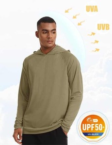 Upf 50 + Chemises de pêche respirantes à séchage rapide Conception personnalisée à manches longues et logo Masque RTS Sweat à capuche de pêche Vêtements de pêche - Product Image 2