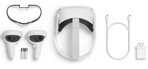 OFFRE NOUVEAU STOCK Casque de réalité virtuelle Quest 2 Tout-en-un Lunettes 3D Rouge & Bleu 8G+128/512GB Acier OEM/ODM 50"-80" Virtuel S - Product Image 4