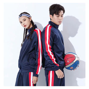 Survêtements grande taille 100% polyester sur mesure en tissu respirant à séchage rapide Slim Fit avec fermeture éclair pour hommes à vendre - Product Image 3