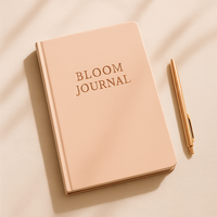 Carnet relié LABON Bloom Journal pour la pleine conscience, la gratitude, la réflexion quotidienne, le soin de soi, la croissance et le bien-être mental, l'écriture