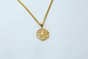 Punk Style Argent Couleur Cheval Conception Boîte Chaîne En Acier Inoxydable Pendentif Collier Bijoux pour Hommes à Basse Côte par HF CRAFTS - Product Image 3