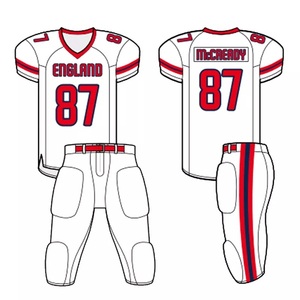 Jersey de sarga de aparejos de secado rápido transpirable personalizado, uniforme de fútbol americano Unisex para adultos TM STARTECH 100% poliéster - Product Image 1