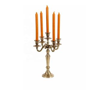 Bougeoir en aluminium massif moderniste de haute qualité bâtons de bougie en aluminium moulé avec décoration en verre pour la décoration intérieure - Product Image 6