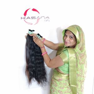 Extensions de cheveux indiens alignés sur les cuticules en vrac vietnamiennes couleur naturelle vente en gros de cheveux humains pour femmes noires - Product Image 2