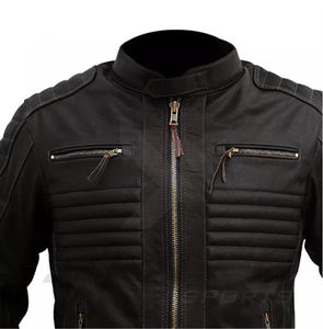 Veste de Moto en Cuir Véritable, Décontractée, en Peau de Mouton pour Homme, Nouvelle Collection 2023 - Product Image 3