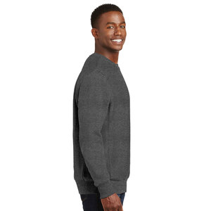 Sudaderas de hombre de peso pesado 460G 2024 otoño cuello redondo manga larga Color sólido deporte pulóver sudaderas - Product Image 3