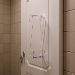 MERLINO Colgador Transparente para Baño (3.2x6.7x12cm) 2025 00 Estante para Puerta para Baños Gedy - Product Image 3