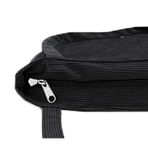 Sac fourre-tout en polyester noir direct usine sacs à main à fermeture éclair durables au Vietnam sacs à main noirs avec poignée à fermeture éclair durable - Product Image 4