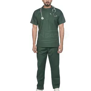 최고 품질 반팔 간호사 유니폼 2024 도매율 파키스탄 제조 업체 간호사 유니폼