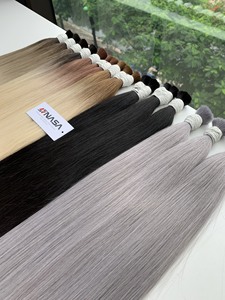 Extensiones de Cabello Humano Virgen Vietnamita Sedoso Nasa Hair de 100 Gramos, Precio de Fábrica, Trama Única Brasileña, Súper Doble Trama - Product Image 3