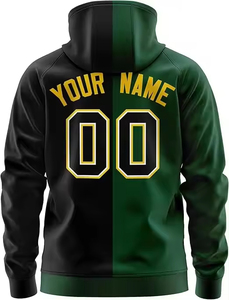 Sudadera con capucha personalizada para jóvenes 2025, forro polar de algodón pesado con nombre y número de equipo bordado, ropa informal de invierno, superventas - Product Image 2