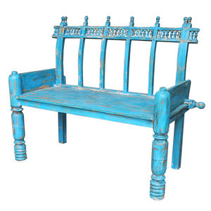 1 banc de salon peint au style indien - Product Image 3