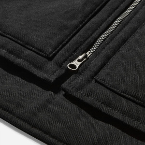 Men's <b>Black</b> Cotton Vest Lightweight, breathable, and perfect for layering in any season - Product Image 3