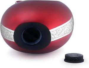 Urna Funeraria de Metal Mate Hecha a Mano, Diseño de Lágrima Roja Grande, Estilo Moderno, Color Rojo, Disponible al por Mayor para Cenizas Humanas - Product Image 4