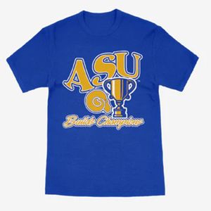 Infinitive APPAREL Albany State University เสื้อยืดลายทีมฟุตบอลแบบระบายอากาศได้ตามต้องการเสื้อผ้าแบบทีมวิทยาลัย hbcu สำหรับฤดูร้อน - Product Image 3