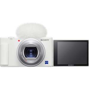 ZV-1 White Digital Vlogger Accessory Kit 4K Video Mirrorless Compact <b>Camera</b> with HD Sensor Body <b>for</b> Content Creation Vlogging - Product Image 2