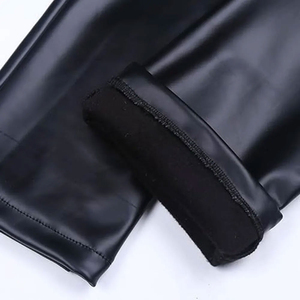 Pantalones de Cuero Apilados para Hombre, los Más Vendidos en Línea, Ajuste Regular, Estilo Urbano, Resistentes al Agua y Transpirables - Product Image 5