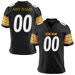 Jersey de fútbol americano de corte clásico con paneles laterales de malla, tela de secado rápido, uniforme de fútbol americano personalizado para atletas - Product Image 3
