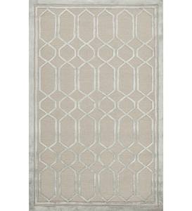 Tapis Shahkar sur mesure, faits à la main, modernes, multi-plumes, mélange de laine et de viscose, ensemble de tapis lavables, antidérapants, antimicrobiens en PET - Product Image 3