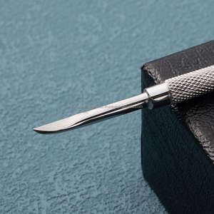 Empujador de Cutículas de Acero Inoxidable de Doble Punta con Acabado Espejo, Removedor de Gel, Recortador, Herramienta de Manicura, Logotipo Personalizado, Venta al por Mayor 2026 - Product Image 2