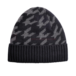 Gorro de mezcla de lana de alta calidad, gorro de invierno de Jacquard liso, gorro hecho en Pakistán, gorro al por mayor - Product Image 4