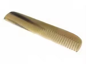 หวีเขาควายแท้คุณภาพสูง งานฝีมือแบบสั่งทำพิเศษ รูปทรงพระจันทร์เสี้ยว สำหรับจัดแต่งทรงผมในร้านเสริมสวย ขนาดสั่งทำได้ - Product Image 2