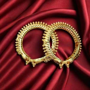 High Quality <b>Bangles</b> <b>Set</b> with 22K Gold Plated Modern Style <b>Bangles</b> <b>Set</b> for Women Wear Jewelry by Exporters - Product Image 1