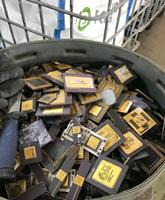 Processeur de rebut en céramique dorée 6 cœurs pour AM4 1,9 GHz avec cache L3, recyclage de déchets électroniques de bureau, nouvelle vente