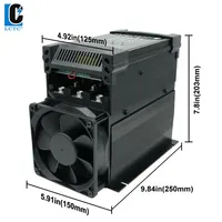 Régulateur de tension de contrôleur de puissance, 3 phases, 380v ac, 30a SCR, 4-20ma, 0-10v,1-5v