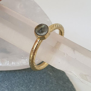 Anillo Abierto de Plata de Ley con Corte Princesa, Joyería Fina Original para Mujer, Piedras Mixtas, Diseño de Pluma, Estilo Cristiano, Ideal para Bodas - Product Image 3