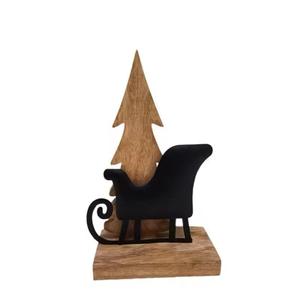 Arbre de Noël conique en forme d'étoile en fil de métal fait à la main haute vente décoration de vacances et de festival pièce maîtresse de table d'intérieur - Product Image 6