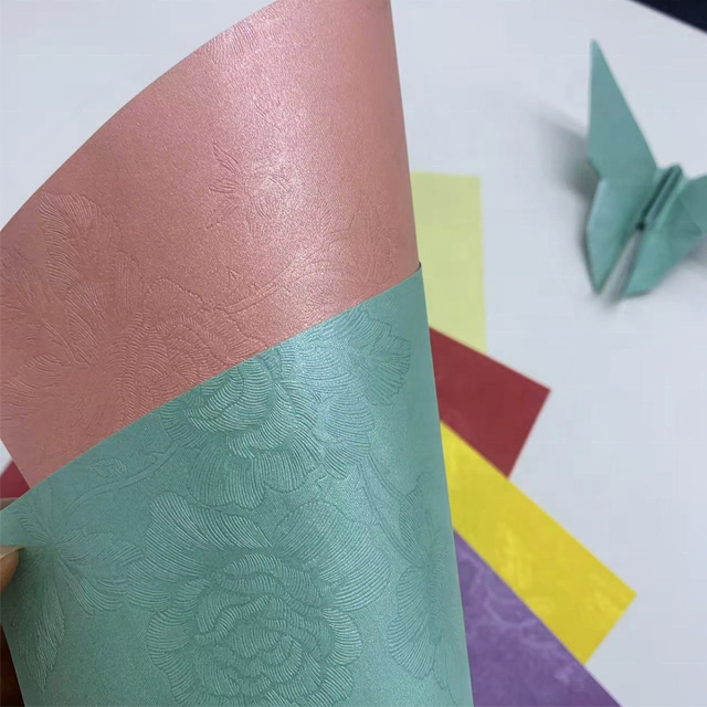 Pattern Special Fancy Linen Embossed Luxury Design Coloured Cardstock Wrapping Paper Moisture Proof Jewelry Cosmetic Box Coated