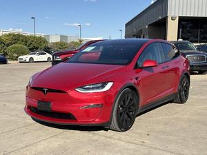 2022เทสลาโมเดล X ลายสก๊อตมอเตอร์ไฟฟ้าคู่4WD 17,500กม. เกียร์อัตโนมัติซ้าย