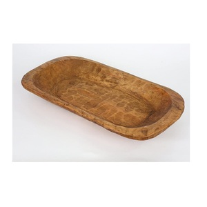 La mejor calidad, bandeja decorativa de madera de estilo moderno y suave para servir bodas, postre, té, granja, cocina, tazón de masa para fiestas - Product Image 6