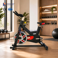 Equipo de Gimnasio para Entrenamiento Cardiovascular, Bicicleta Estática Magnética para Ciclismo Indoor, Bicicleta de Spinning para Ejercicio de Cuerpo Completo