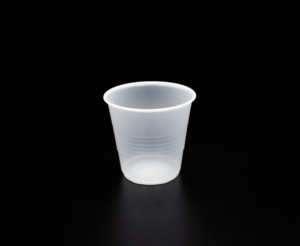 Vaso de Plástico Transparente Ondulado de 3.5 oz de Grado Alimenticio, Vaso Pequeño de PS/PP de Alta Calidad, Nuevo Vaso Superior para Niños - Product Image 4