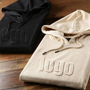 2025 invierno personalizado polar Sudadera con capucha diseñador bordado liso hombres pulóver 100% algodón logotipo personalizado 3D para Unisex - Product Image 6