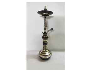 Cachimba Mini de Lujo Estilo Egipcio, Obelisco Faraónico Dorado de Latón, Técnica de Laca, Calidad Premium, Cristal Único, Gran Venta - Product Image 4