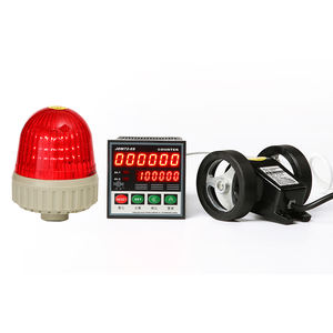 미터 카운터 휠이있는 지능형 6 자리 디지털 카운터 미터 LED 깜박임 경고등 - Product Image 1