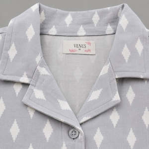 Ensemble de pyjama Evolve X Venus pour femmes en coton mélangé doux de qualité supérieure - Combinaison de nuit respirante XL - Product Image 2